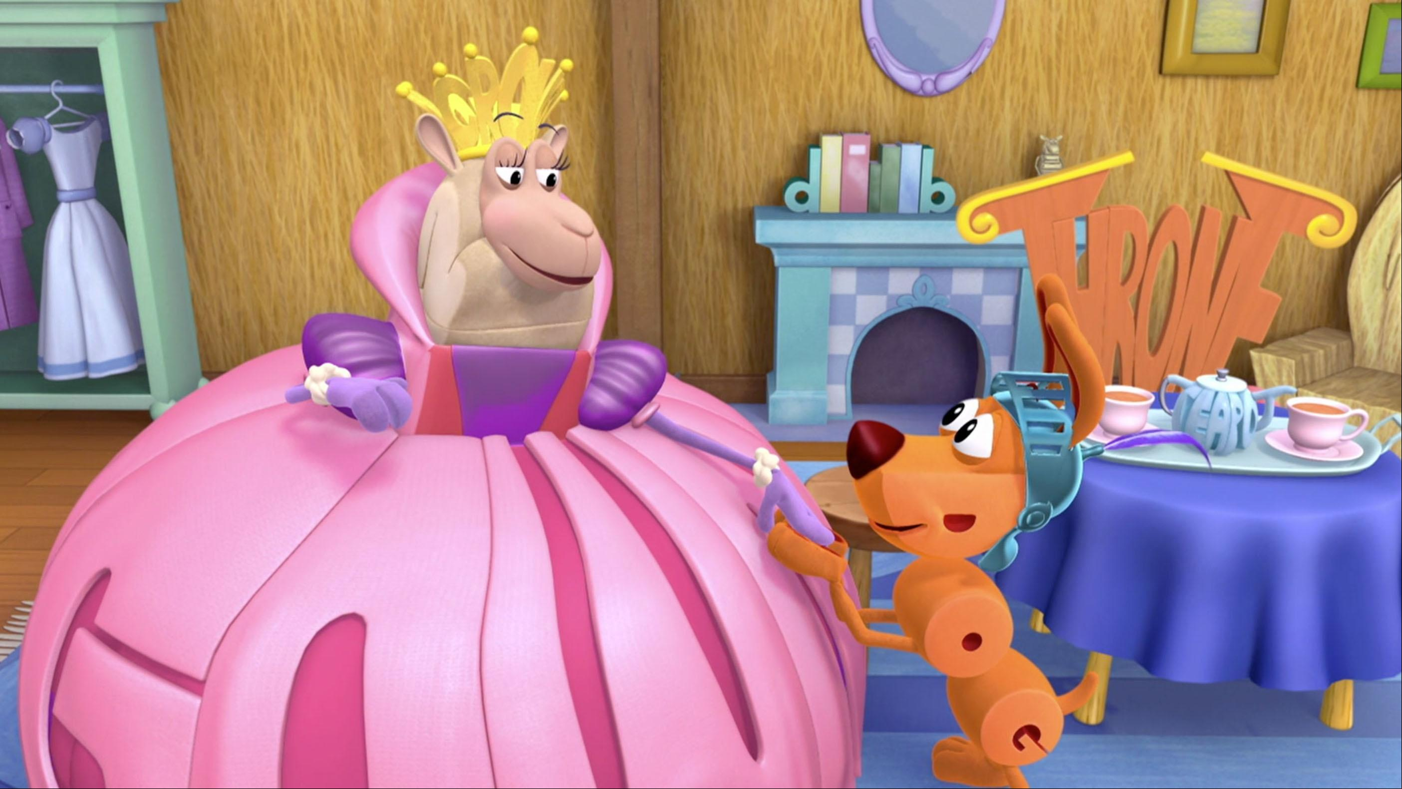 All the W's start to disappear in Word World! / Sheep gets royally carried away.