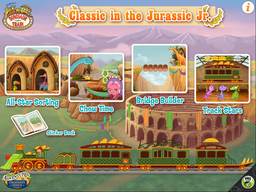 Dinosaur Train Jurassic Jr. screenshot.